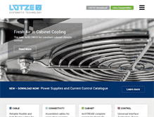 Tablet Screenshot of luetze.com