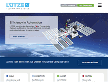 Tablet Screenshot of luetze.ch